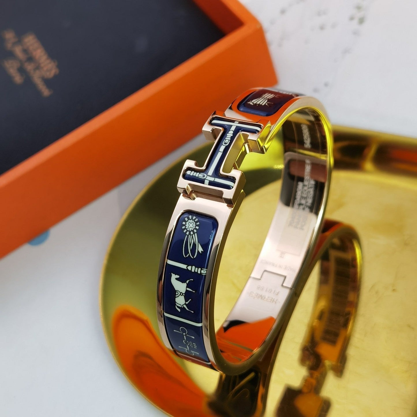 [Elite]H COUVERTURES DARK BLUE BRACELET