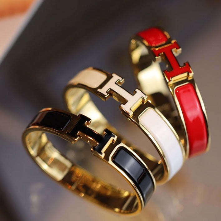 [Elite]H BRACELET 12MM GOLD