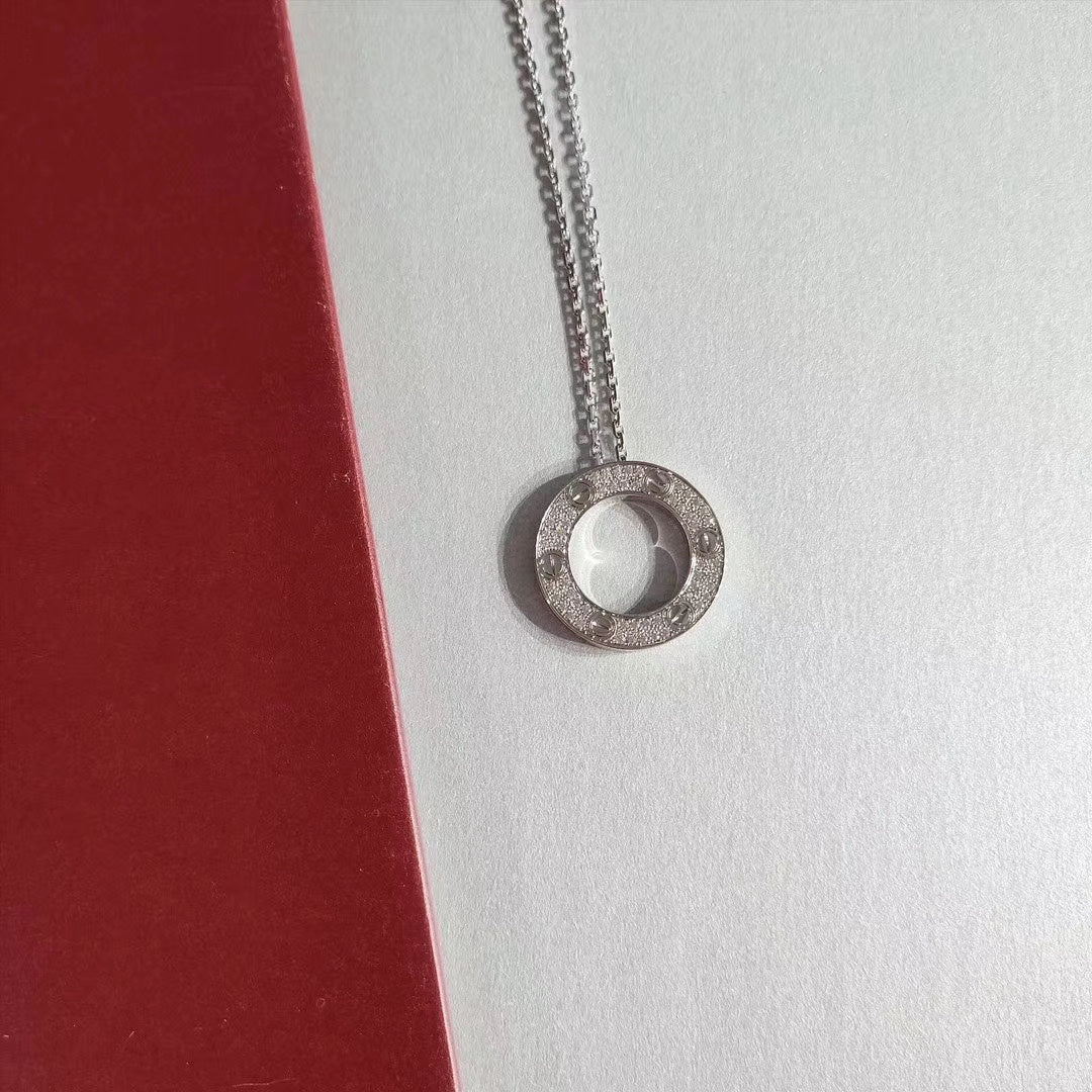 [Elite]LOVE NECKLACE ADJUSTABLE SILVER