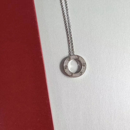[Elite]LOVE NECKLACE ADJUSTABLE SILVER