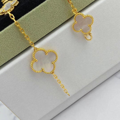 [Elite]MAGIC CLOVER MOP GOLD BRACELET 5 MOTIFS