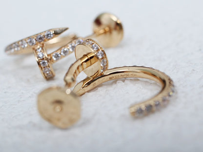 [Elite]JUSTE EARRINGS 12.75MM PINK GOLD DIAMOND