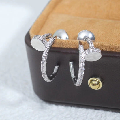 [Elite]JUSTE FULL DIAMOND SMALL EARRINGS