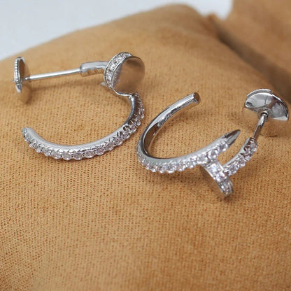 [Elite]JUSTE FULL DIAMOND SMALL EARRINGS