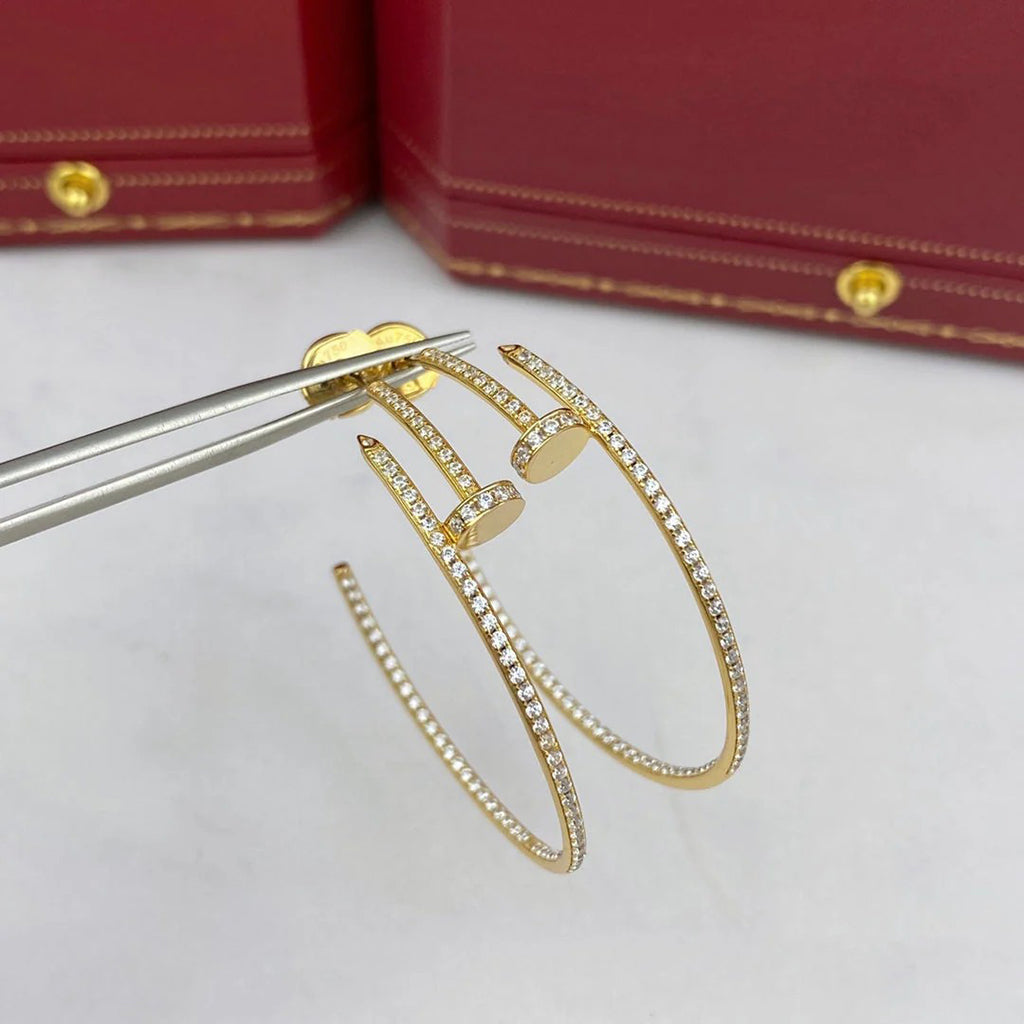 [Elite]JUSTE FULL DIAMOND LARGE EARRINGS