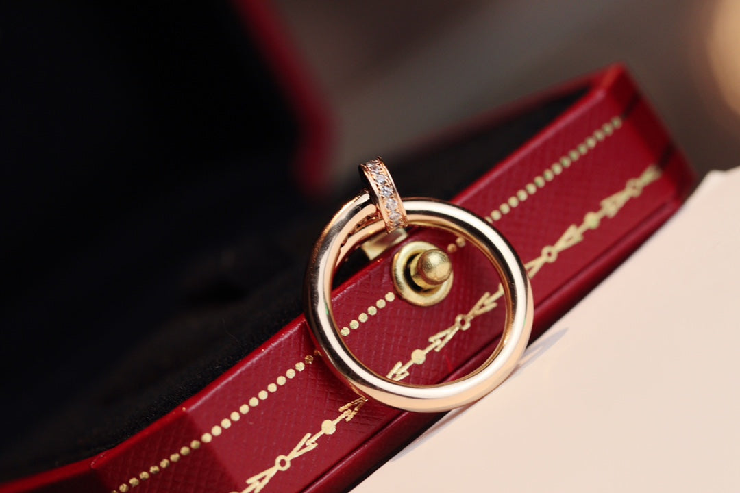 [Elite]JUSTE RING 2.65MM PINK GOLD DIAMOND