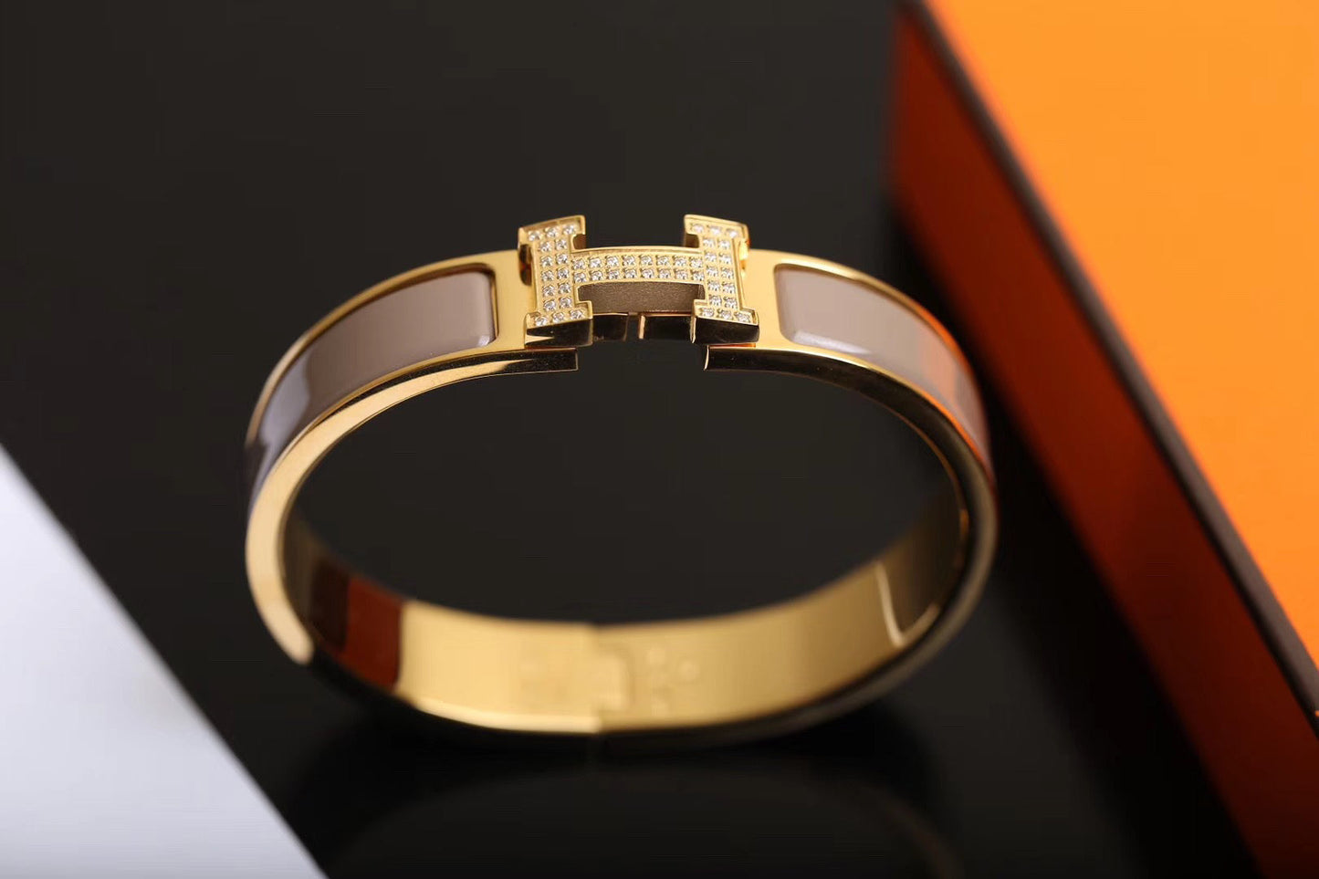 [Elite]H BRACELET GOLD DIAMOND