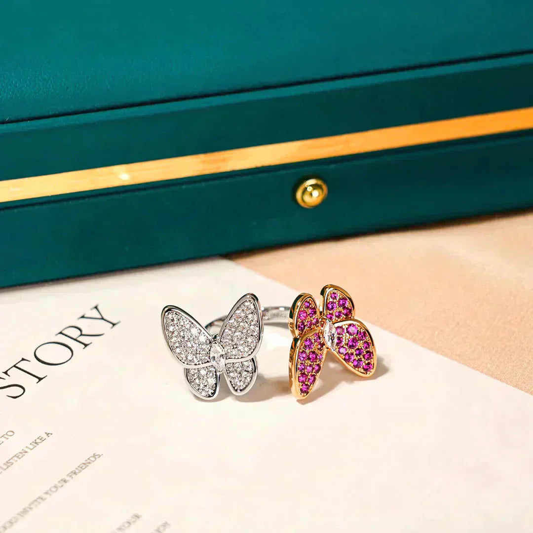 [Elite]TWIN BUTTERFLY DIAMOND RING