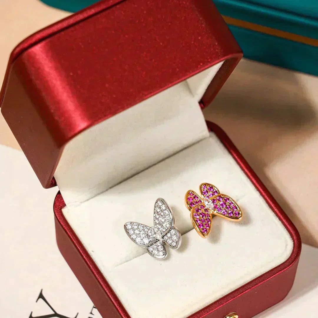 [Elite]TWIN BUTTERFLY DIAMOND RING