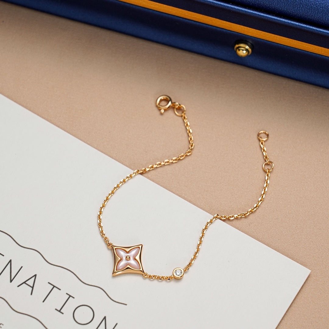 [Elite]STAR 1 DIAMOND PINK GOLD BRACELET