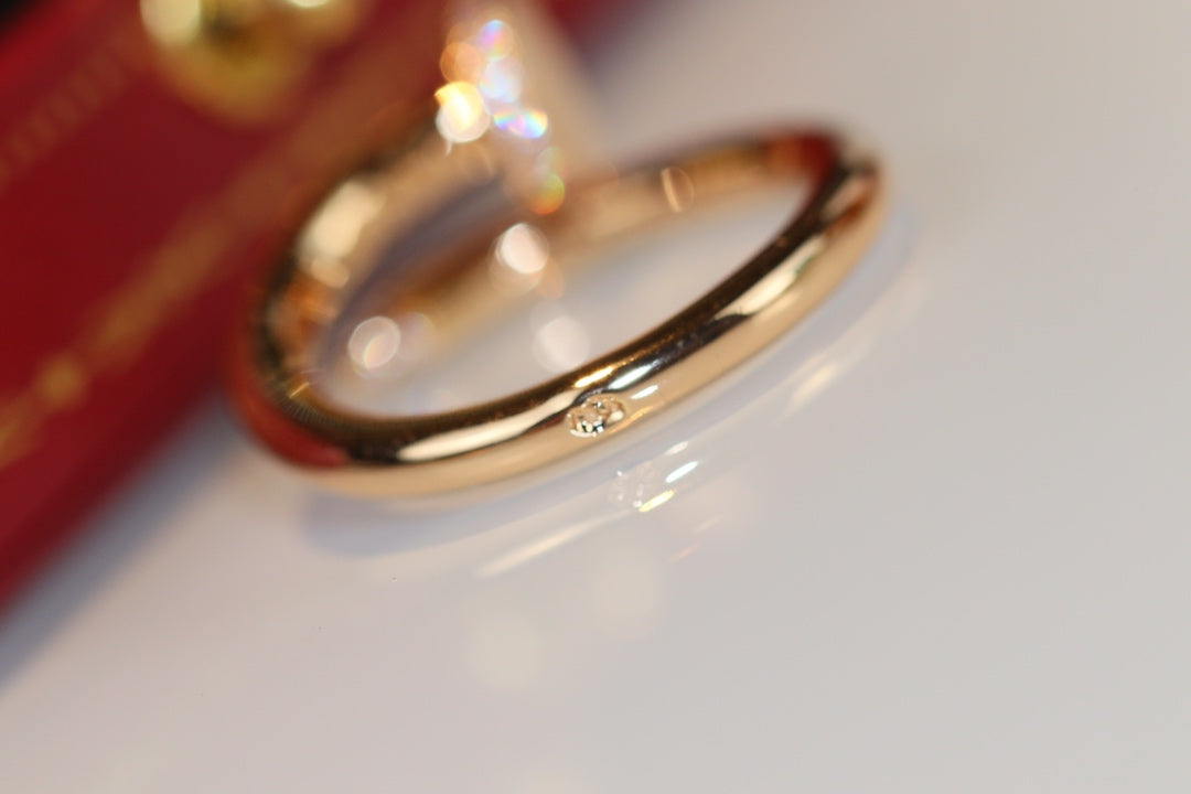 [Elite]JUSTE RING 2.65MM GOLD DIAMOND