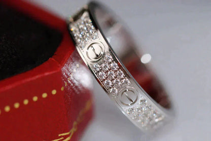 [Elite]LOVE RING 3.6MM DIAMOND PAVED