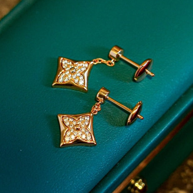 [Elite]STAR DIAMONDS EARRINGS GOLD