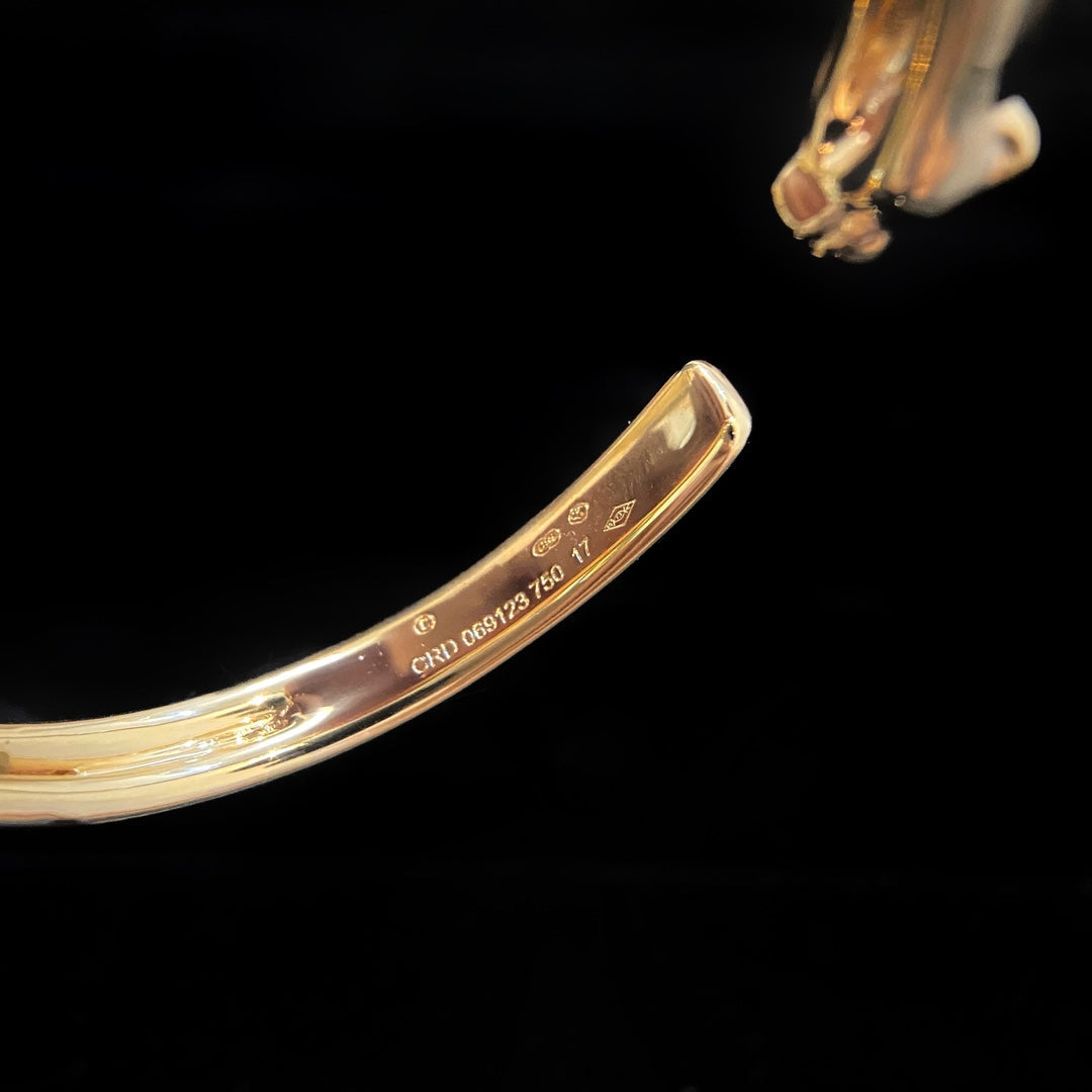 [Elite]PANTHERE GOLD OPEN BRACELET