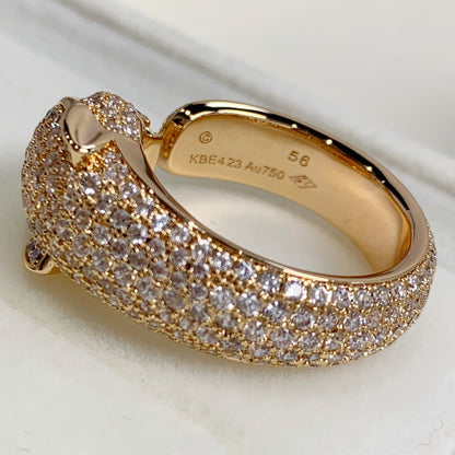 [Elite]PANTHERE PINK GOLD DIAMOND RING