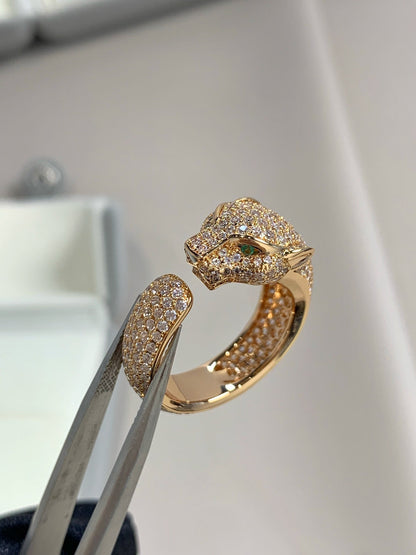 [Elite]PANTHERE PINK GOLD DIAMOND RING