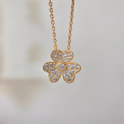 [Elite]FLOWER DIAMOND NECKLACE