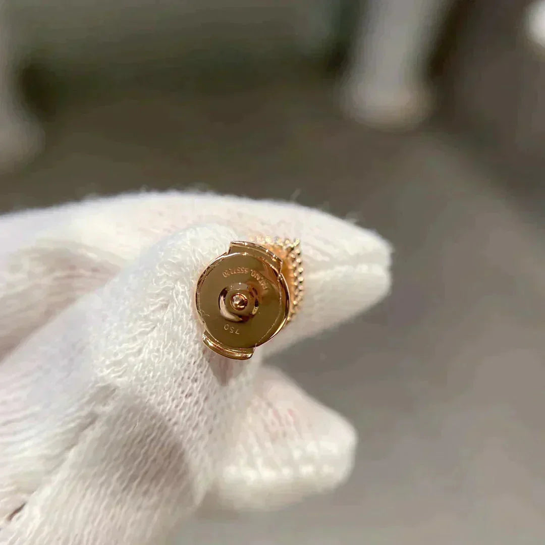 [Elite]HEART CARNELIAN STUD EARRINGS