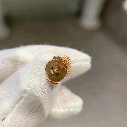 [Elite]HEART CARNELIAN STUD EARRINGS