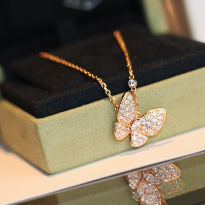 [Elite]BUTTERFLY DIAMOND NECKLACE