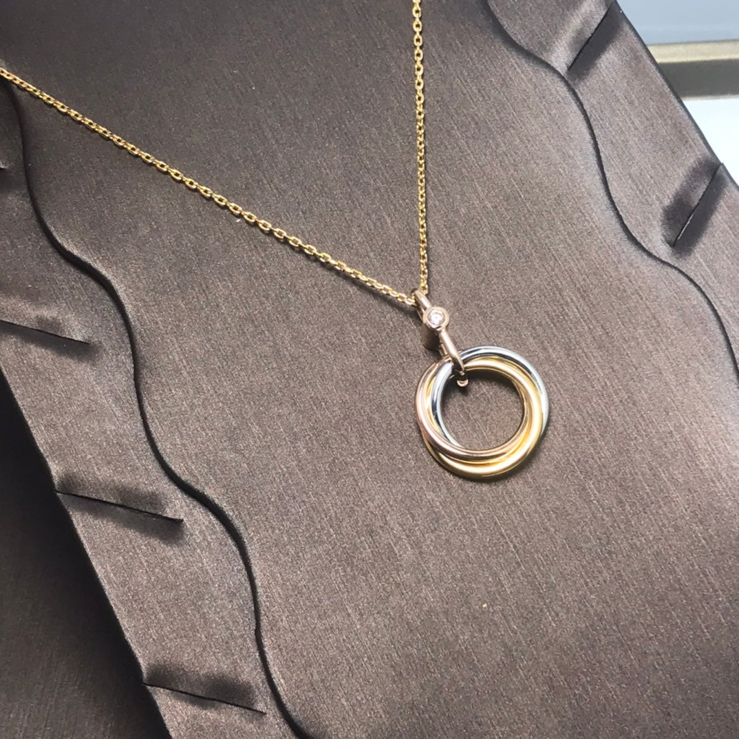 [Elite]TRINITY  NECKLACE 1 DIAMOND