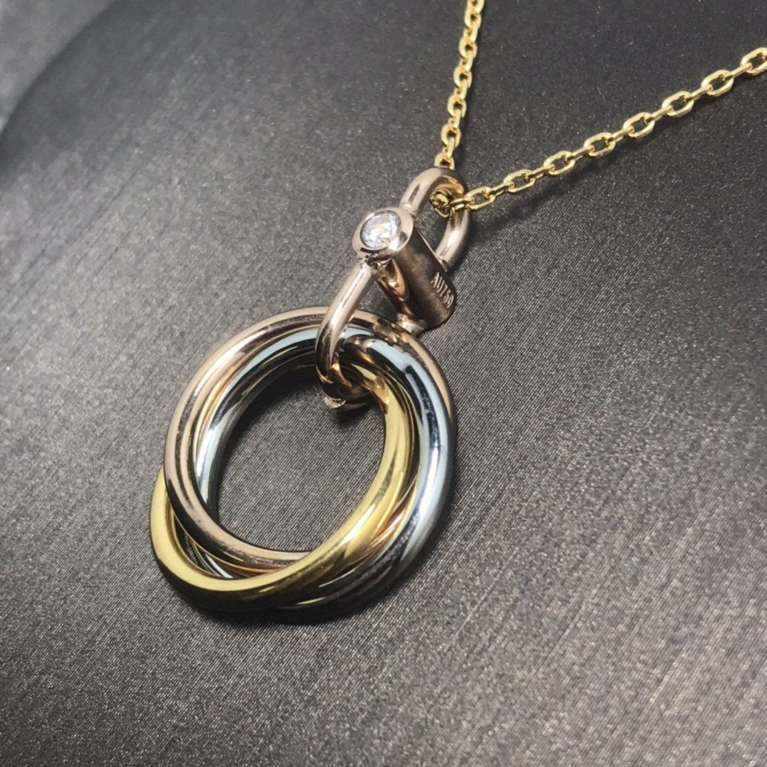 [Elite]TRINITY  NECKLACE 1 DIAMOND