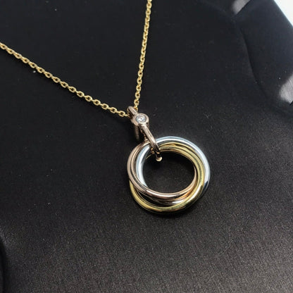 [Elite]TRINITY  NECKLACE 1 DIAMOND