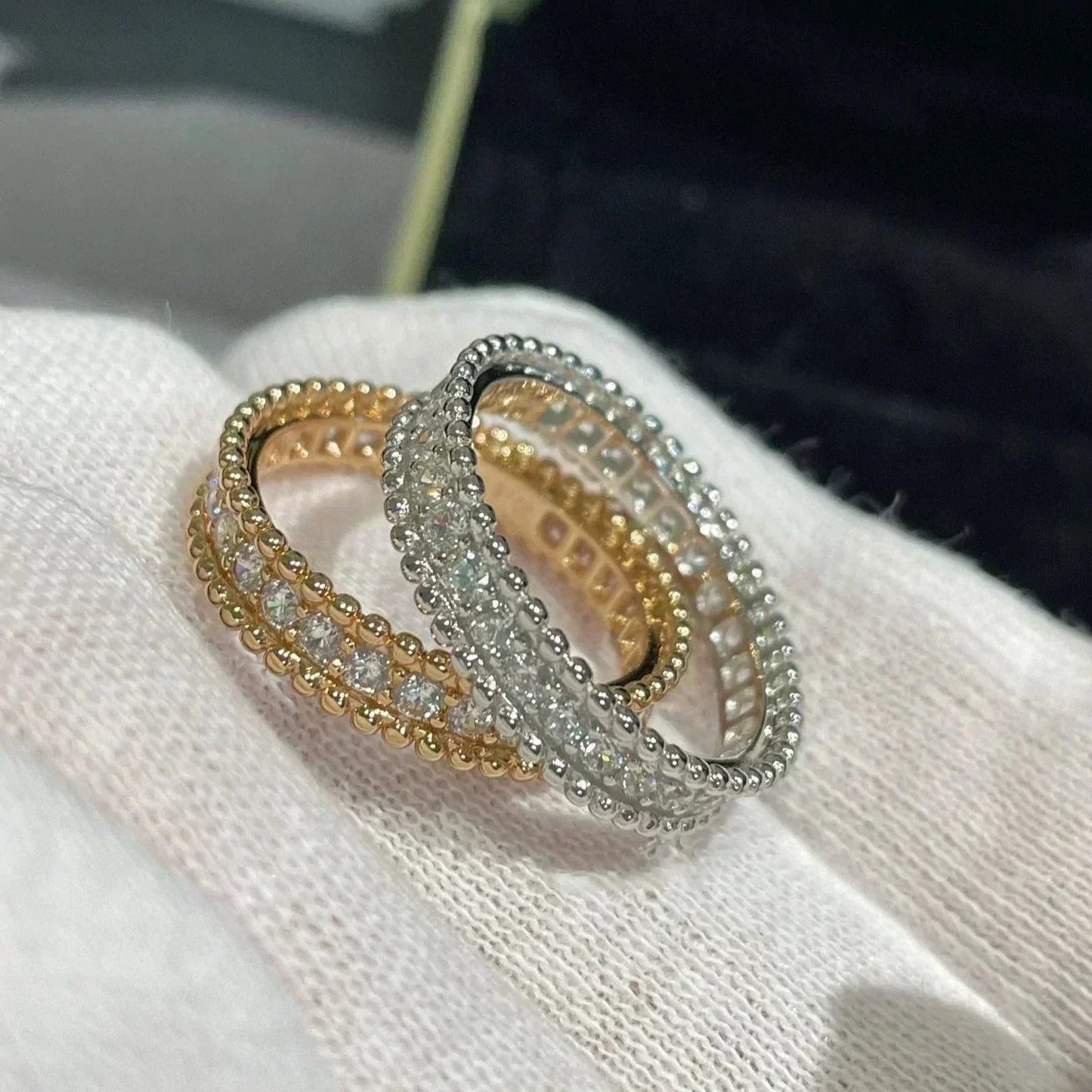 [Elite]PERLEE DIAMOND ROSE GOLD RING