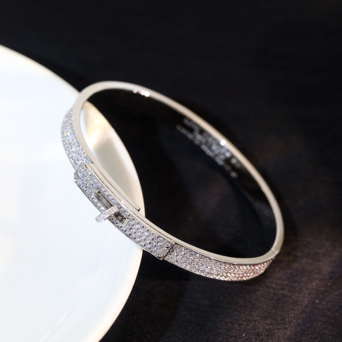 [Elite]KELLY BRACELET DIAMOND PAVED