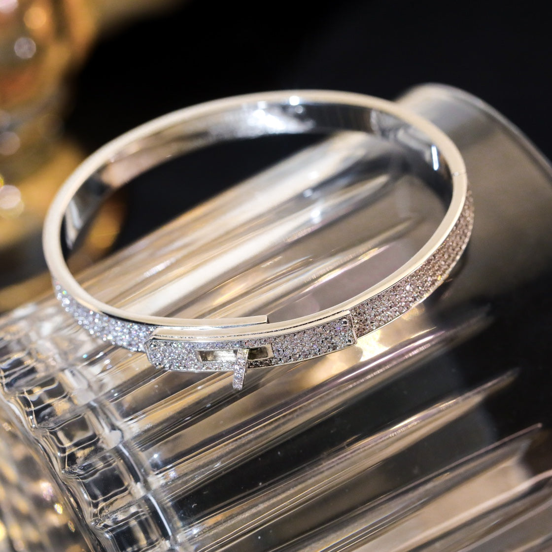 [Elite]KELLY BRACELET DIAMOND PAVED