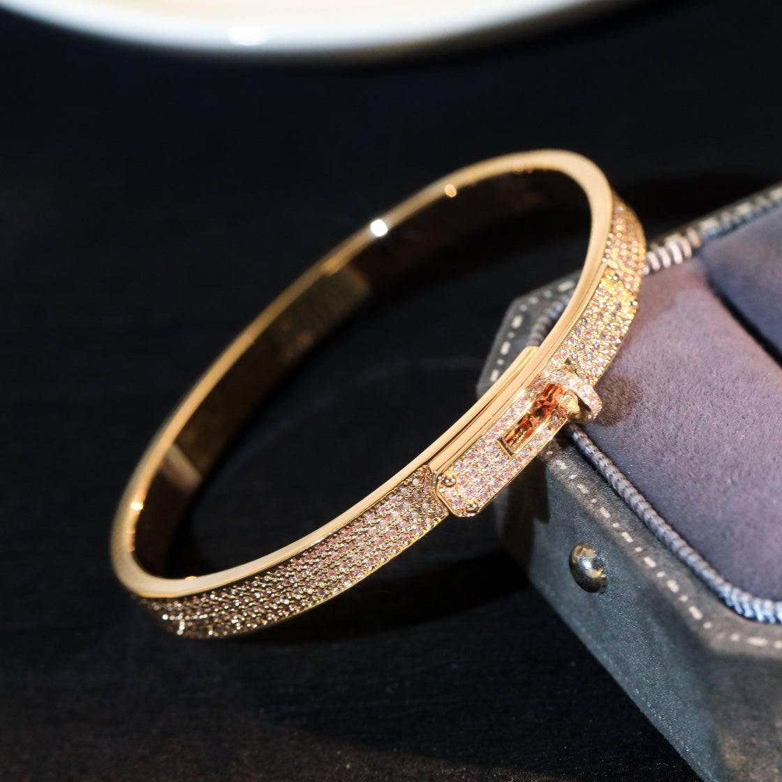 [Elite]KELLY BRACELET DIAMOND PAVED