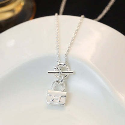 [Elite]POP H PEDANT SILVER NECKLACE