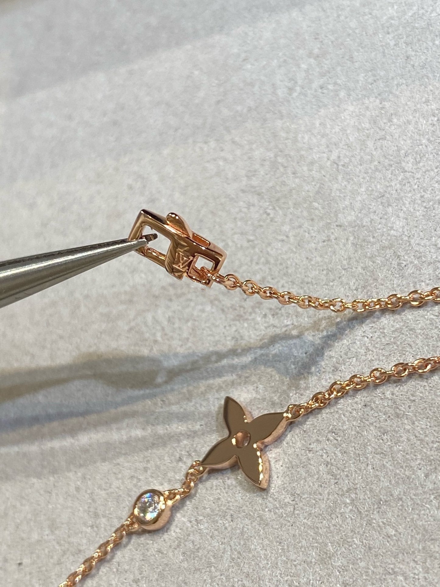 [Elite]STAR DIAMOND PINK GOLD BRACELET