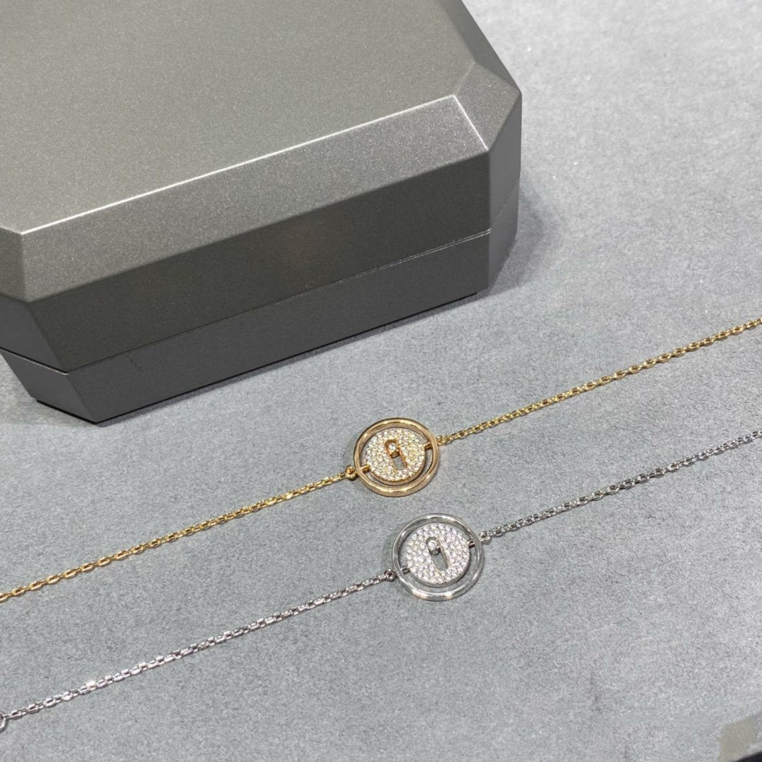 [Elite]LUCKY MOVE DIAMOND PAVED BRACELET