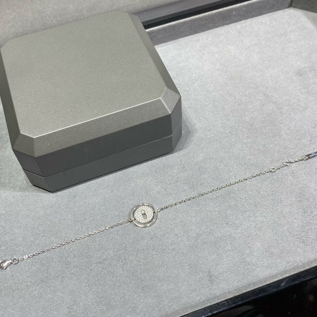 [Elite]LUCKY MOVE DIAMOND PAVED BRACELET