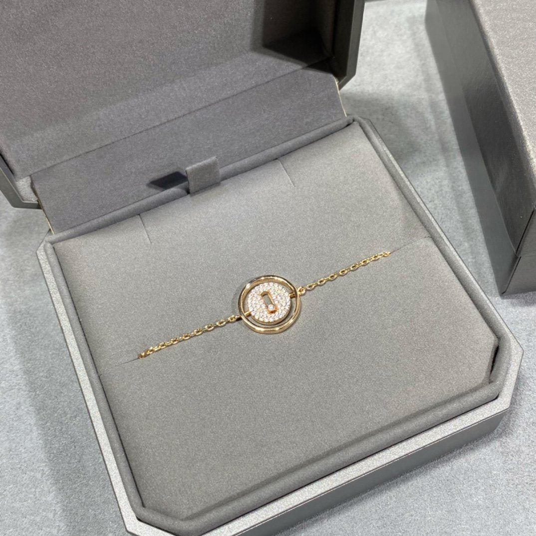 [Elite]LUCKY MOVE DIAMOND PAVED BRACELET
