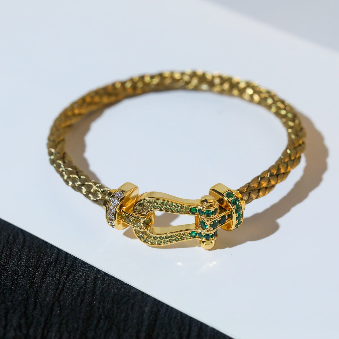 [Elite]FORCE 10 GOLD GREEN DIAMOND PAVED