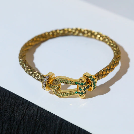 [Elite]FORCE 10 GOLD GREEN DIAMOND PAVED