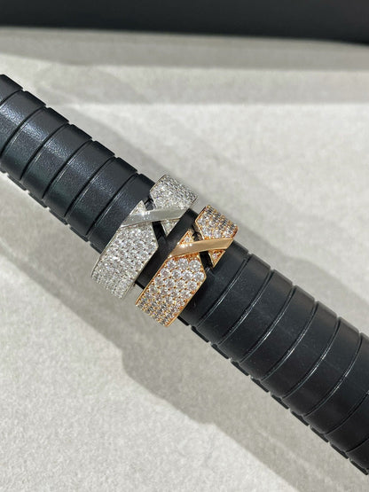 [Elite]LIENS EVIDENCE  DIAMOND PAVED RING