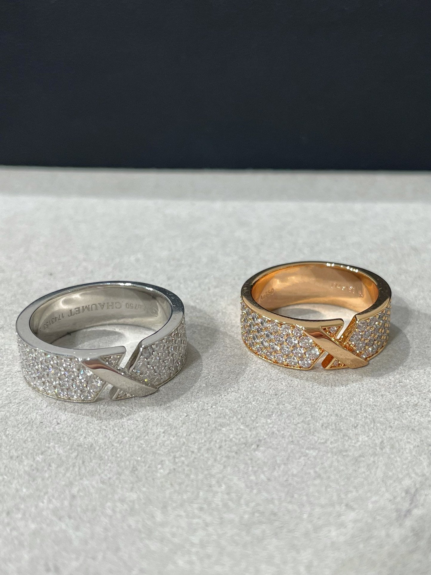 [Elite]LIENS EVIDENCE  DIAMOND PAVED RING