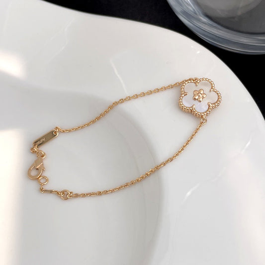 [Elite]LUCKY SPRING ROSE GOLD MOP BRACELET