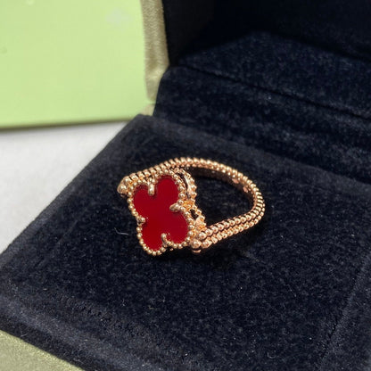 [Elite]CLOVER RIVERSIBLE ROSE GOLD RING