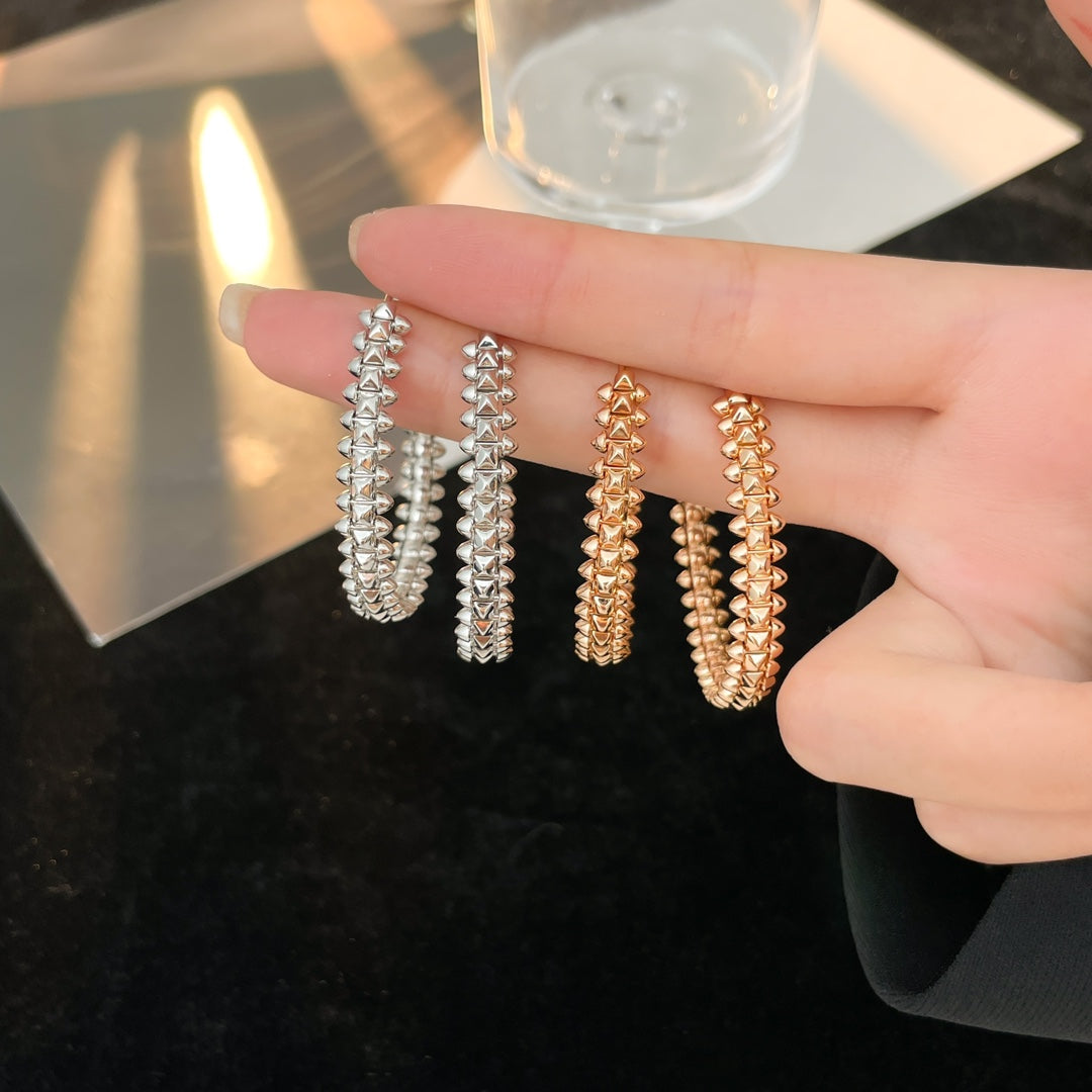 [Elite]CLASH HOOP LARGE EARRINGS