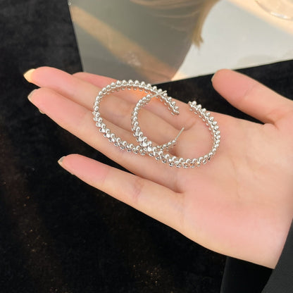 [Elite]CLASH HOOP LARGE EARRINGS