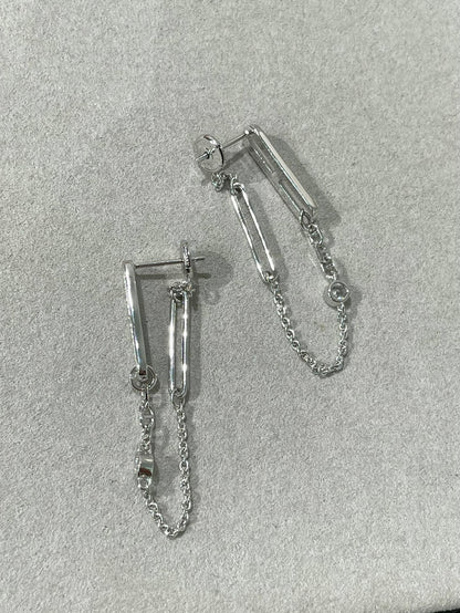 [Elite]CHAINE CHAOS DIAMOND DROP EARRINGS