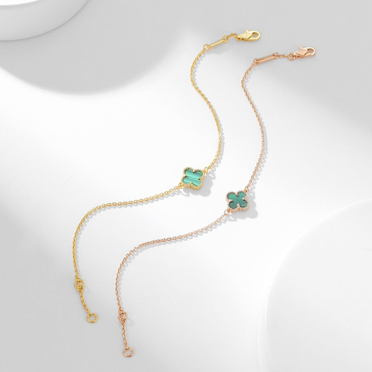 [Elite]CLOVER BRACELET MALACHITE 1 MOTIF