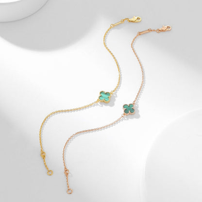 [Elite]CLOVER BRACELET MALACHITE 1 MOTIF