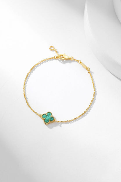[Elite]CLOVER BRACELET MALACHITE 1 MOTIF