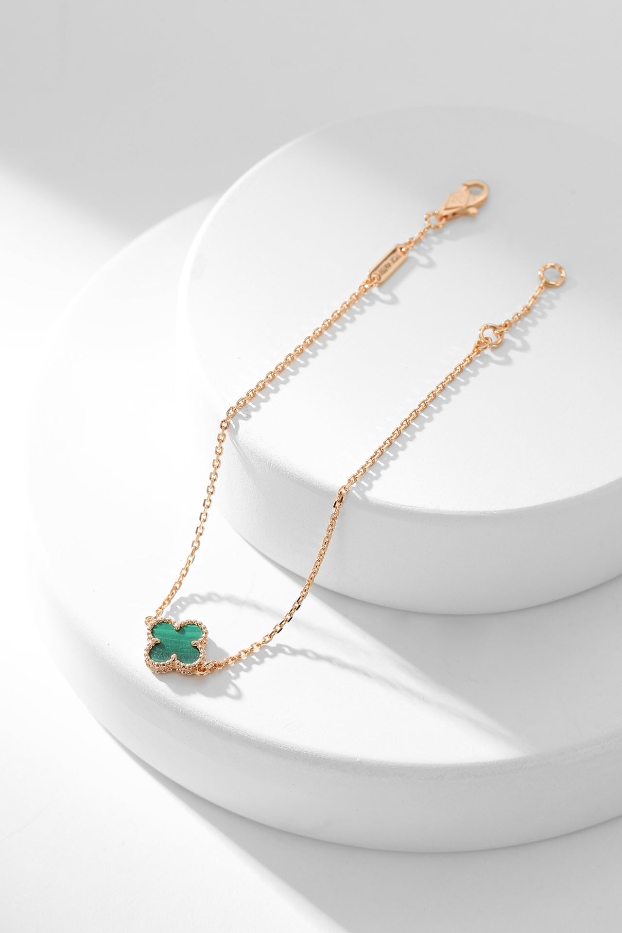 [Elite]CLOVER BRACELET MALACHITE 1 MOTIF