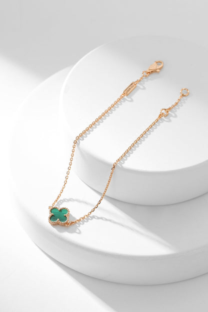[Elite]CLOVER BRACELET MALACHITE 1 MOTIF
